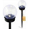 LED solárna záhradná lampa 3000K IP44 10cm okrasná guľa GLORIS LUMILED