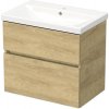 Kúpeľňová skrinka s umývadlom DAXX 70 cm dub svetlý DA 70 2Z H3730