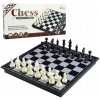 Šach Spoločenská hra magnetické v krabičke, edukatívna, na magnet s magnetmi