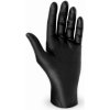 Rukavice nitrilové čierne nepudrované M bal.100ks