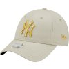 New Era 9FO Metallic Logo MLB New York Yankees Stone/Metallic Gold one size