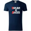 Drum & Bass (Rum & Ass) - Tričko z organickej bavlny - 3XL ( Tmavomodrá (veľmi tmavá - skoro čierna) )