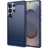 Techsuit Carbon Silicone kryt na Samsung Galaxy S25 Ultra – modrý