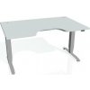 Pracovný stôl Motion Ergo, ZO, 3S, 180x61-128x90 cm, sivá/sivá - 1 kus - 1 KS - základné - 60 mesiacov - elektrický polohovateľný - stôl - 90 cm - Hobis - sivá - Motion Ergo - 180 cm - 60,5 - 129,5 cm