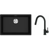 Súprava granitový drez Franke Maris 125.0687.257, kuchynská batéria Franke Lina 115.0626.053