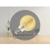 NEDES, s.r.o. LED žiarovka / filament SLIM 4,5W VINTAGE - G80 / E27 / 1800K - ZFS102