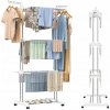 SUŠIAK NA BIELIZEŇ STOJACI VEĽKÝ NA OBLEČENIE VERTIKÁLNY XXL SKLADACÍ