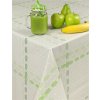 Obrus PVC 3573432 štvorček malý zelený, metráž, 20 m x 140 cm, IMPOL TRADE