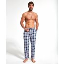 Pánske pyžamo Cornette pánské pyžamové kalhoty modré