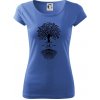 Narodeninový strom 50 - Dámske tričko Pure - M ( Svetlomodrá )
