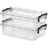 Box úložný súprava midi (2 ks) (2,2 l)