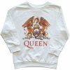 Queen Crewneck Classic Crest Muž Unisex Biela