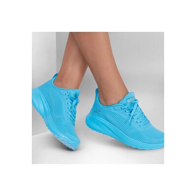 Skechers bobs squad chaos-coo 117216-AQUA modrá