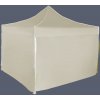 Expodom Párty stan 3x3m – hliníkový, 4 bočné plachty, Béžová