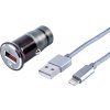 Myway Rýchlonabíjačka do auta 12/24V QC3.0 iOS + micro USB