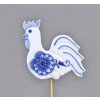 Cibulák - Veľkonočná ozdoba - kohútik zapichovací - Originálny cibuľový porcelán