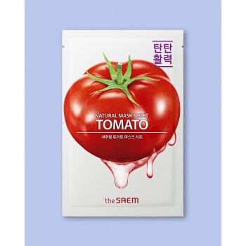 The Saem Natural Tomato Mask Sheet Тextílna maska s paradajkovým extraktom 21 ml