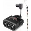 Rozbočovač/rozdeľovač USB 12/24V|4 x USB|3 x zap