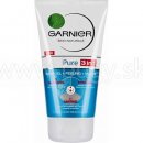 Garnier čistiace gél peeling a maska proti nedokonalostem 3 v 1 Pure 150 ml