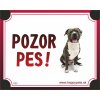 HP product for Happy Pets Tabulka POZOR PES - amer. pitbull