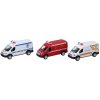 Auto záchranárske 3druhy/10,5cm - policajné auto