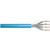 Digitus DK-1623-A-VH-305 Cat6A U/FTP, drôt, 500MHz Eca, AWG 23/1, 305mm, modrý