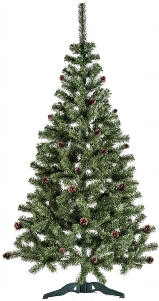 Aga Vianočný stromček 150 cm s šiškami