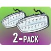 KAMAR Predné LED svetlo + pozičné, 50W+8W, 4000LM, 12/24V/2-PACK! [L3419]