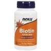 NOW® Foods NOW Biotin, 5000 ug, 60 rastlinných kapsúl