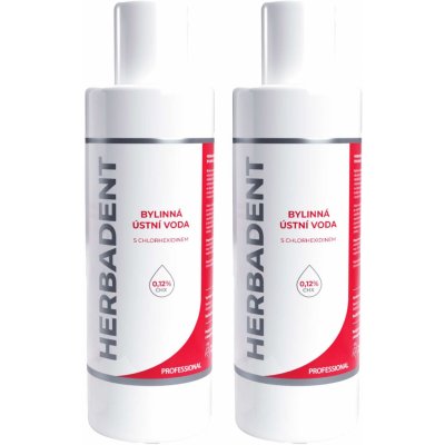 Herbadent Professional bylinná ústní voda s CHX 240 ml