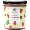 Med s rodinnou ÚROVŇOU Pasieka 400 g Bartnik Mazowiecki jahoda mnohokvetá