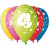 Nafukovacie balóniky, 30 cm, číslica „4