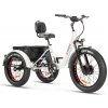 Elektrická trojkolka ECO-80 Ztech 250W 48V 13Ah Mini Trailer Biela