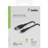 Belkin blesk Lade/Sync kabel 2m, PVC, cierna; mfi zert.