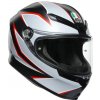 AGV K6 ECE MULTI MPLK FLASH MATT BLACK/GREY/RED Velkosť: L