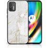 VSETKONAMOBIL 39016 MY ART Silikónový kryt Motorola Moto G9 Plus WHITE STONE (011)