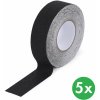 Protišmyková páska, jemné zrno, 50 mm x 18,3 m, balenie 5 ks, čierná