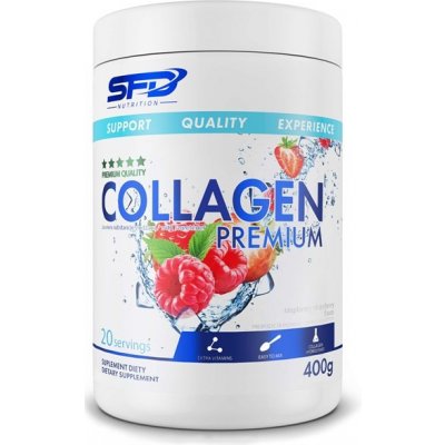 SFD Nutrition Collagen Premium hydrolyzovaný kolagén príchuť Blackcurrant 400 g