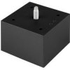 Nábytková nožička FP002, 75x75mm, čierna matná 50mm