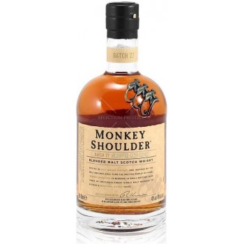 Monkey Shoulder 40% 0,7 l (čistá fľaša)