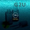 OPEL - G2U - INTENSE BLUE metal. barva retušovací tužka