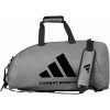 Športová taška adidas 2IN1 BAG PU COMBAT SPORTS M sivá,čierna