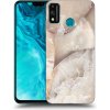 Picasee silikónový prehľadný obal pre Honor 9X Lite - Cream marble
