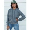 Dámska mikina s kapucňou LARA II Dstreet BY1334 Farba: Šedá - tmavo, Veľkosť: S