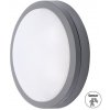 Svietidlo LED IP54 20W 4000K+senzor SOLIGHT WO781-G-M Siena sivá