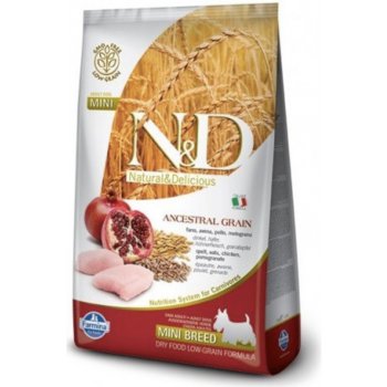 N&D Low Grain Dog Adult Mini Chicken & Pomegranate 0,8 kg