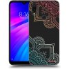 Picasee silikónový čierny obal pre Xiaomi Redmi 7 - Kvetinový vzor