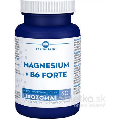 Pharma Activ Lipozomal magnesium + B6 forte 60 kapsúl
