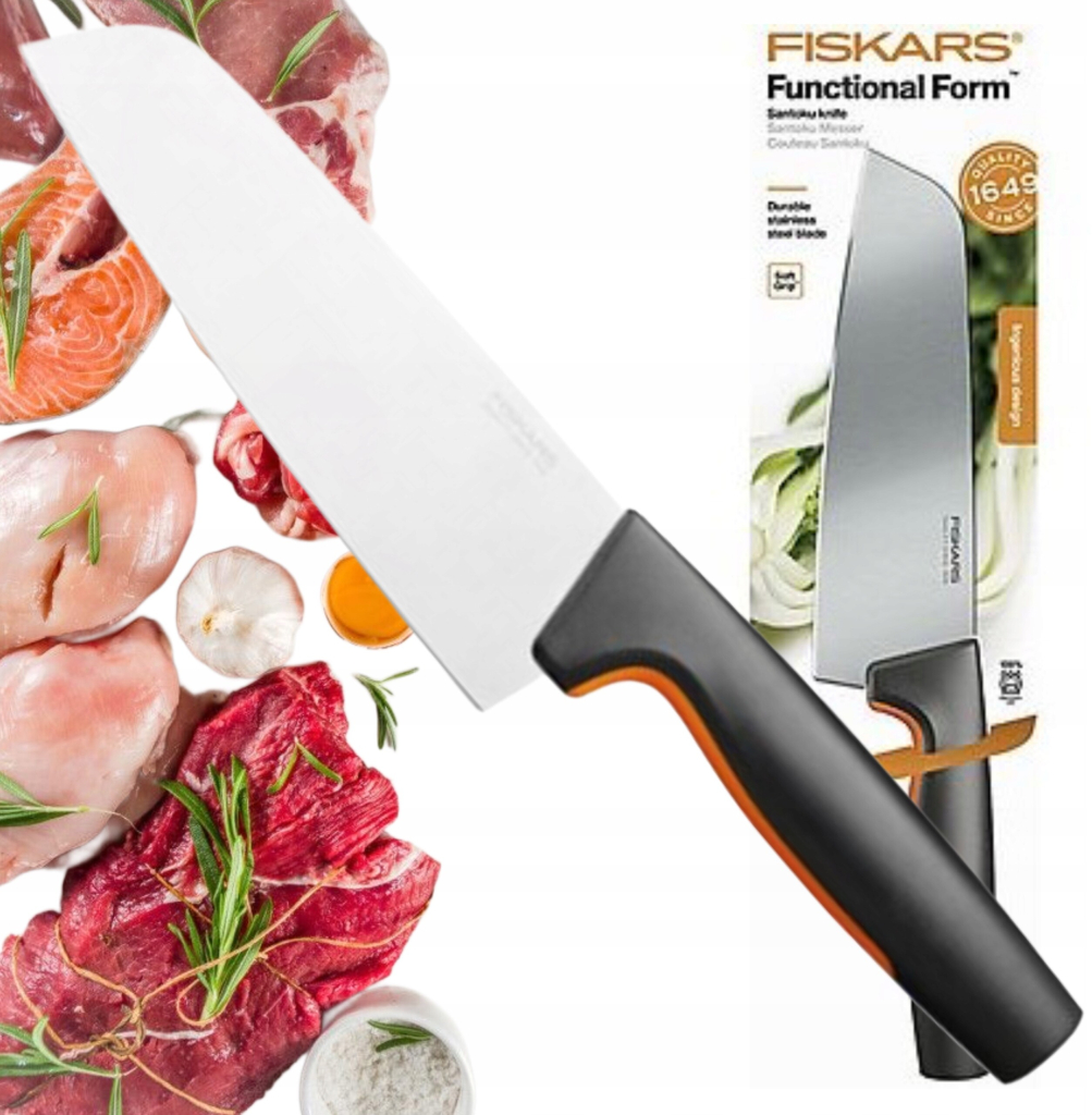 Fiskars Functional Form Santoku nôž 17 cm