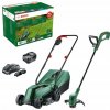 Akumulátorová kosačka na trávu + vyžínač 18 V Bosch Power 4 All